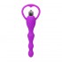 Soft Anal Beads Butt Plug Vibrator (Battery - Purple)