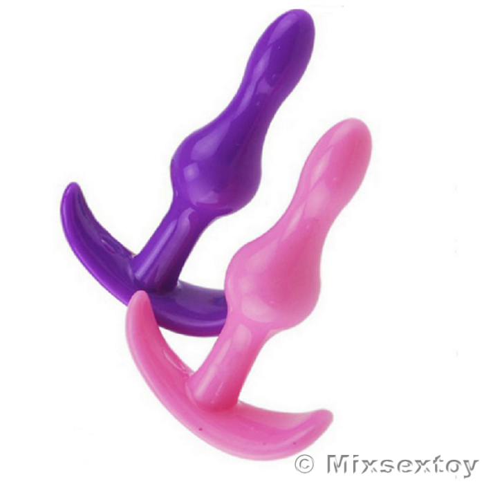 Soft Rubber Anal Plug For Men & Women Multimodels Available (Happy Sailor - Pink)