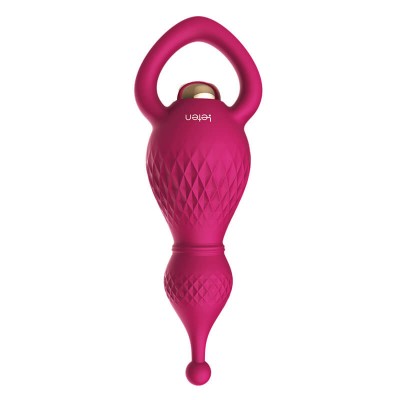HK LETEN Prague Love The Rose Pearl Anal Butt Plug Vibrator 