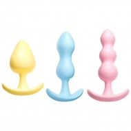 MizzZee - Jelly Anal Butt Plug (Full Set 3 Pieces) MizzZee - Jelly Anal Butt Plug (Full Set 3 Pieces)