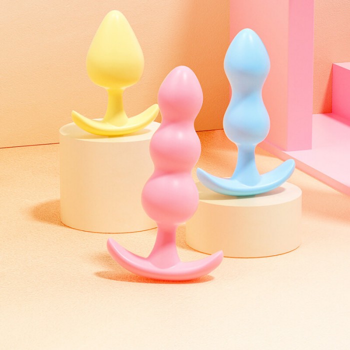 MizzZee - Jelly Anal Butt Plug (Full Set 3 Pieces)