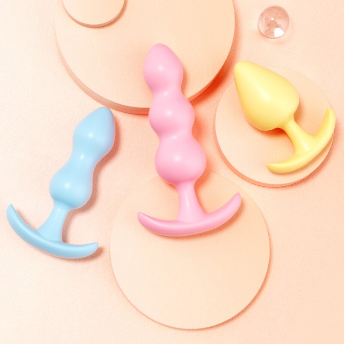 MizzZee - Jelly Anal Butt Plug (Full Set 3 Pieces)