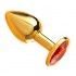 MizzZee - Gold Plated Diamond Anal Butt Plug (Small Size)