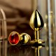 MizzZee - Gold Plated Diamond Anal Butt Plug (Small Size) MizzZee - Gold Plated Diamond Anal Butt Plug (Small Size)