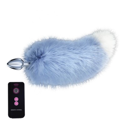 MizzZee - Scarlet Night Swinging Fox Tail Plug (Chargeable - Blue) MizzZee - Scarlet Night Swinging Fox Tail Plug (Chargeable - Blue)