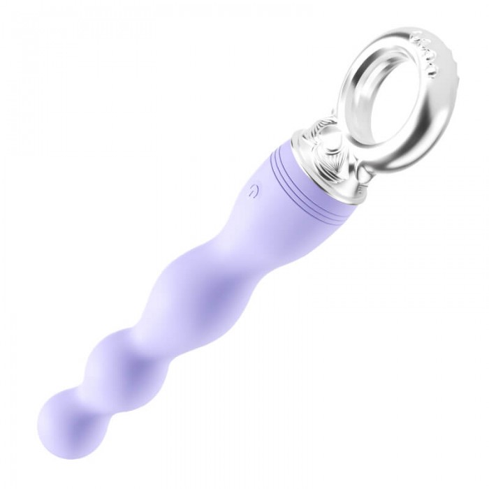 MizzZee - Ring Pulling Anal Beads (Chargeable - Purple) MizzZee - Ring Pulling Anal Beads (Chargeable - Purple)