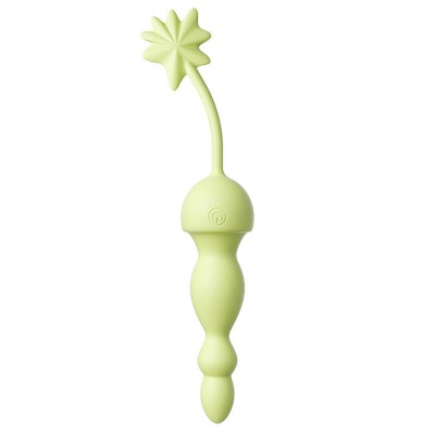 MizzZee - Lucky Leaf Vibrating Anal Butt Plug (Support APP Mini Programs - Chargeable)