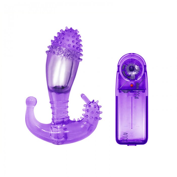 Unisex 3 Spot Stimulating Anal Plug Vibrating 