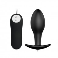 PRETTY LOVE Vibration Anal Pleasure Butt Plug (Black) PRETTY LOVE Vibration Anal Pleasure Butt Plug (Black)