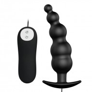 PRETTY LOVE Vibration Anal Pleasure Butt Plug (Black) PRETTY LOVE Vibration Anal Pleasure Butt Plug (Black)