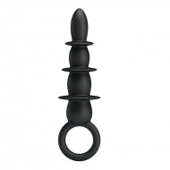PRETTY LOVE - Fabulous Anal Butt Plug Massager (Black) PRETTY LOVE - Fabulous Anal Butt Plug Massager (Black)