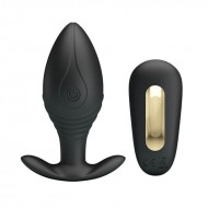 PRETTY LOVE - Royal Pleasure Wireless Remote Anal Plug (Black)