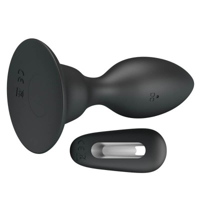 MR PLAY - Remote-Controlled Vibrating Anal Plug lll (Chargeable - Black) MR PLAY - Remote-Controlled Vibrating Anal Plug lll (Chargeable - Black)