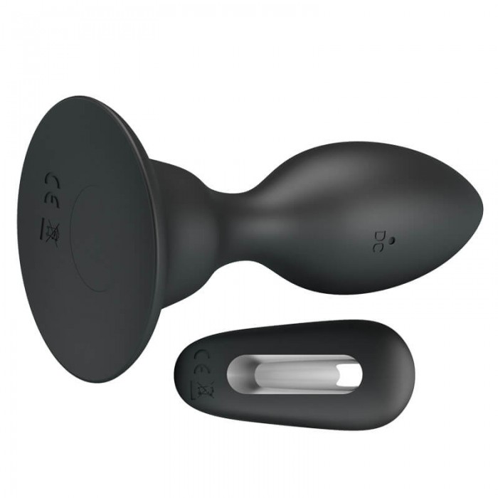 MR PLAY - Remote-Controlled Vibrating Anal Plug lll (Chargeable - Black) MR PLAY - Remote-Controlled Vibrating Anal Plug lll (Chargeable - Black)