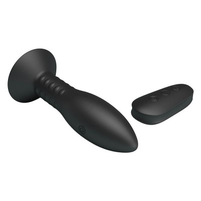 MR PLAY - Remote-Controlled Rotation Beads Anal Plug (Chargeable - Black) MR PLAY - Remote-Controlled Rotation Beads Anal Plug (Chargeable - Black)