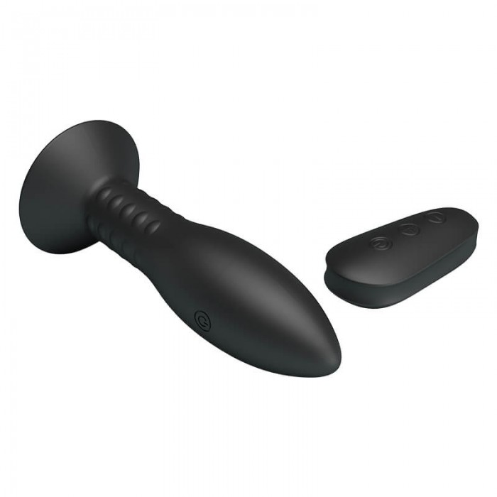 MR PLAY - Remote-Controlled Rotation Beads Anal Plug (Chargeable - Black) MR PLAY - Remote-Controlled Rotation Beads Anal Plug (Chargeable - Black)