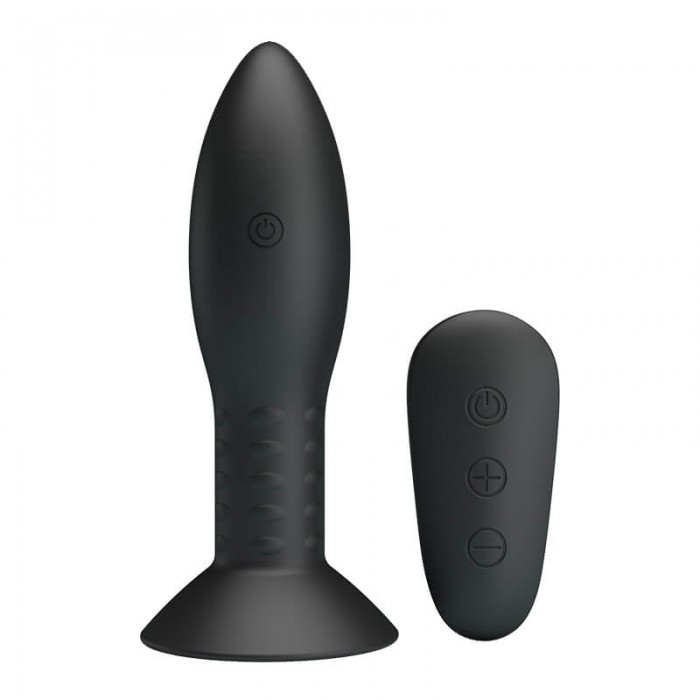 MR PLAY - Remote-Controlled Rotation Beads Anal Plug (Chargeable - Black) MR PLAY - Remote-Controlled Rotation Beads Anal Plug (Chargeable - Black)
