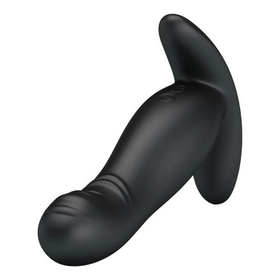 MR PLAY - Squirm Vibration Anal Plug (Chargeable - Black) MR PLAY - Squirm Vibration Anal Plug (Chargeable - Black)