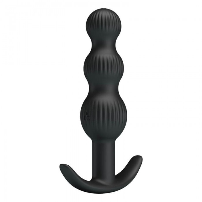 Pretty Love - Sidney Vibrating Anal Bead Massager (Chargeable - Black) Pretty Love - Sidney Vibrating Anal Bead Massager (Chargeable - Black)