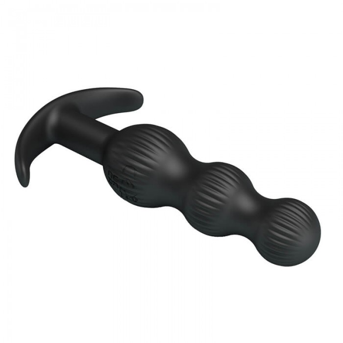 Pretty Love - Sidney Vibrating Anal Bead Massager (Chargeable - Black) Pretty Love - Sidney Vibrating Anal Bead Massager (Chargeable - Black)