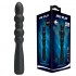 MR PLAY - Vibrating Beaded Anal Plug Wand (Chargeable - Black)