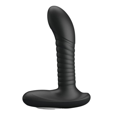 MR PLAY - Rotating Beads Vibration Prostate Massager (Chargeable - Black) MR PLAY - Rotating Beads Vibration Prostate Massager (Chargeable - Black)
