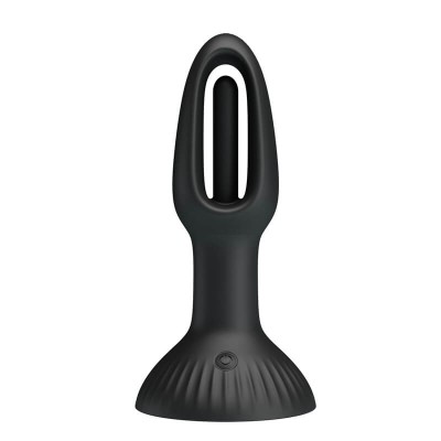 Pretty Love - Hubert Twisting Anal Plug (Chargeable - Black) Pretty Love - Hubert Twisting Anal Plug (Chargeable - Black)