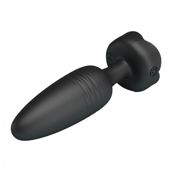 Pretty Love - Tarion RGB Light Thrusting Vibrating Anal Plug (Chargeable - Black) Pretty Love - Tarion RGB Light Thrusting Vibrating Anal Plug (Chargeable - Black)