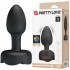 Pretty Love - Olman RGB Light Vibrating Anal Plug (Chargeable - Black)