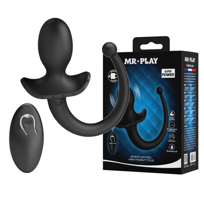 MR PLAY - Vibrating Anal Plug Tail (Wireless Remote - Chargeable) MR PLAY - Vibrating Anal Plug Tail (Wireless Remote - Chargeable)