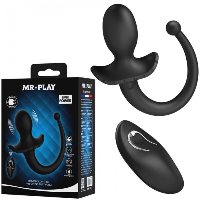 MR PLAY - Vibrating Anal Plug Tail (Wireless Remote - Chargeable) MR PLAY - Vibrating Anal Plug Tail (Wireless Remote - Chargeable)
