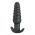 Pretty Love - Aeolis Vibrating Anal Plug Massager (Battery - Black)