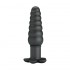 Pretty Love - Imron Vibrating Anal Plug Massager (Battery - Black)