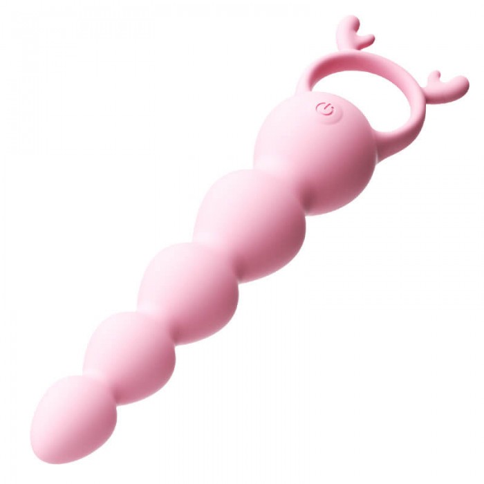 MizzZee - Little Deer Anal Vibrating Beads (Chargeable - Pink) MizzZee - Little Deer Anal Vibrating Beads (Chargeable - Pink)