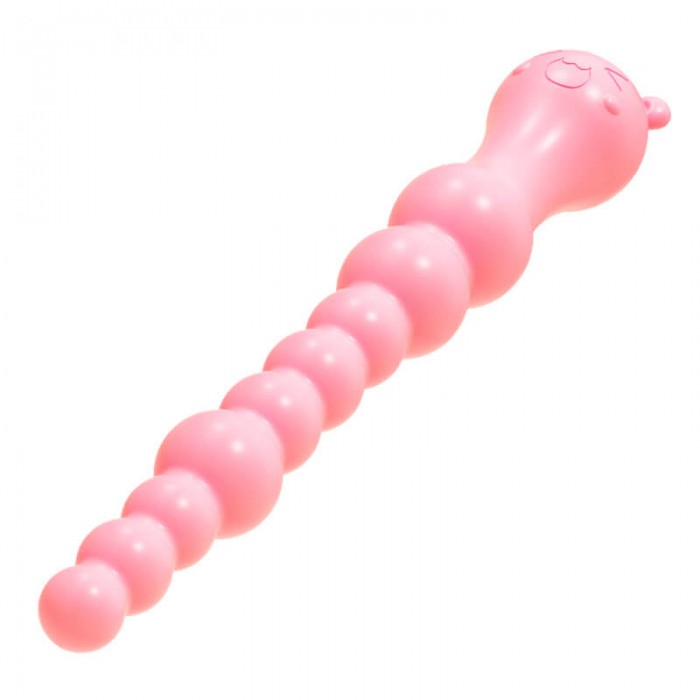 MizzZee - Violent Bear Anal Beads (Pink)
