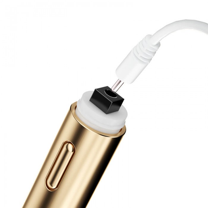 MizzZee - Pleasure Anal Vibrating Wand (Chargeable - Champagne Gold) MizzZee - Pleasure Anal Vibrating Wand (Chargeable - Champagne Gold)