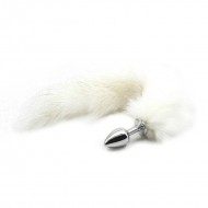 MizzZee - SM Blue Fox Metal Tail Anal Plug (White Fox) MizzZee - SM Blue Fox Metal Tail Anal Plug (White Fox)