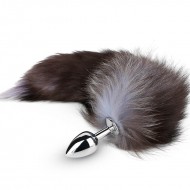 MizzZee - SM Black Fox Metal Tail Anal Plug (Black Fox)