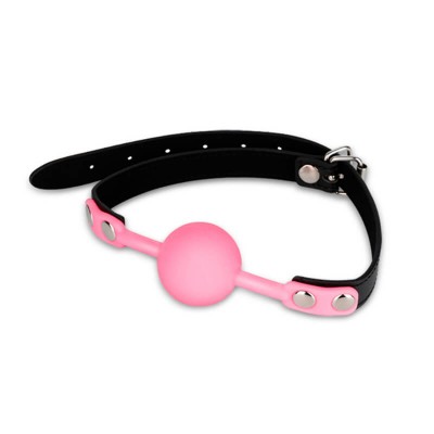 Mizzzee Silicone Rubber SM Mouth Gag (Pink)