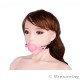 Mizzzee Silicone Rubber SM Mouth Gag (Pink)