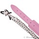 MIZZZEE Pink Neck Collar & Nipple Clamp MIZZZEE Pink Neck Collar & Nipple Clamp