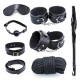 MizzZee - Bondage SM Restraint Set (7 Pieces Set - Black Leather) MizzZee - Bondage SM Restraint Set (7 Pieces Set - Black Leather)