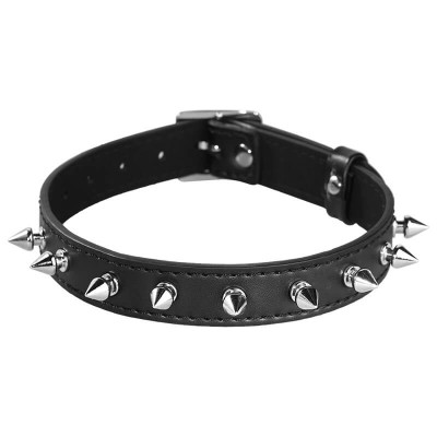 MizzZee - Leather Rivet Collar SM Toy