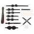 MizzZee - Butterfly Bow BDSM Bondage Kit SM (Black - Red)