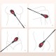 MizzZee - Dog Paw Shape Long Handle Paddle
