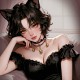 MizzZee - Cat Ear Collar With Leash SM MizzZee - Cat Ear Collar With Leash SM