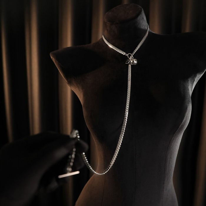 Feeetmoi - Lockable Adjustable Bondage Leash Feeetmoi - Lockable Adjustable Bondage Leash
