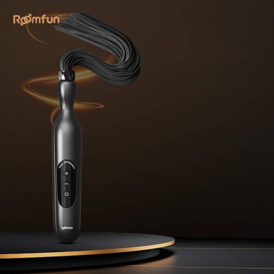 ROOMFUN - Electric Shock Whip (Chargeable - Black) ROOMFUN - Electric Shock Whip (Chargeable - Black)