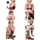 PRETTY LOVE - BDSM Kit 8 Pieces Set (Black) PRETTY LOVE - BDSM Kit 8 Pieces Set (Black)