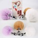 DIMZ Rabbit Tail Metal Anal Butt Plug (White) DIMZ Rabbit Tail Metal Anal Butt Plug (White)
